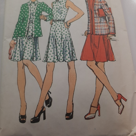 SIMPLICITY PATTERN 6141 JACKET AND DRESS - Picture 5 of 9